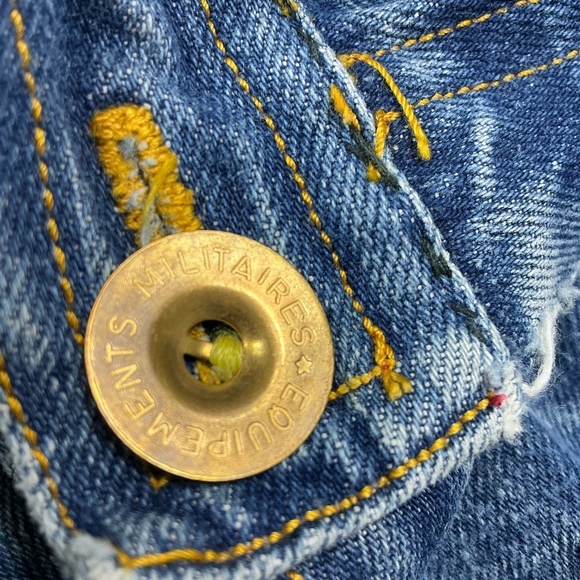 Vintage 70s denim bellbottoms 30 x 30 USA amazing! - Picture 5 of 9